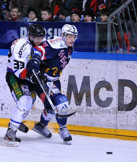 Photo hockey Ligue Magnus - Ligue Magnus : 20ème journée  : Grenoble  vs Caen  - Anniversaire réussi pour les BDL