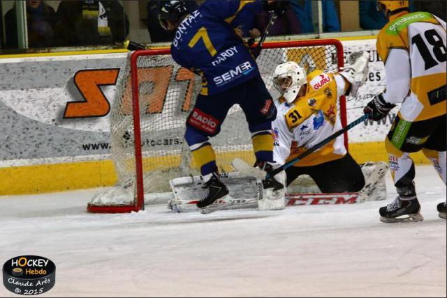 Photo hockey Ligue Magnus - Ligue Magnus : 20ème journée : Chamonix  vs Strasbourg  - Chamonix, avec sérieux et rigueur