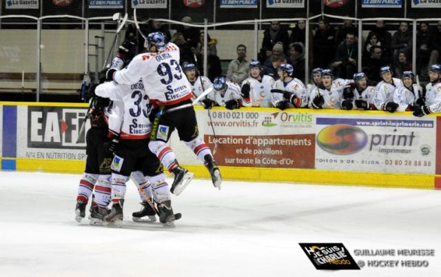 Photo hockey Ligue Magnus - Ligue Magnus : 20ème journée : Dijon  vs Caen  - Dijon, ton hockey fout le Caen !