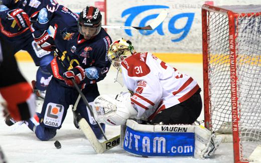 Photo hockey Ligue Magnus - Ligue Magnus : 20ème journée : Grenoble  vs Morzine-Avoriaz - Grenoble victime du commando pingouin