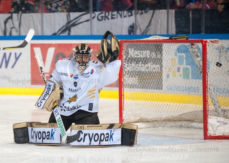 Photo hockey Ligue Magnus - Ligue Magnus : 20ème journée : Grenoble  vs Rouen - Les Brûleurs De Loups au rendez-vous
