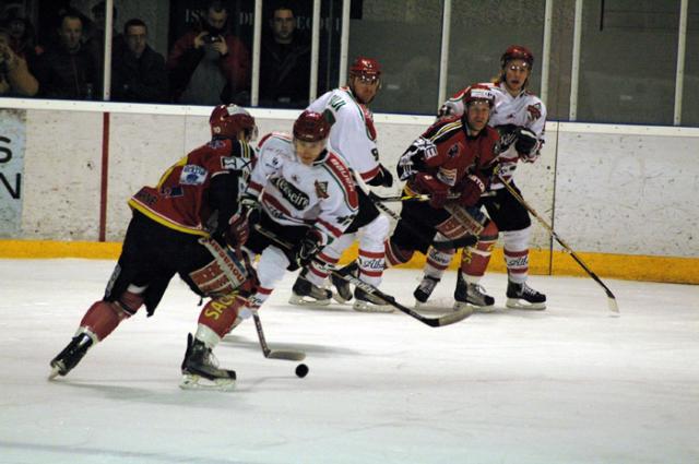 Photo hockey Ligue Magnus - Ligue Magnus : 20ème journée : Morzine-Avoriaz vs Mont-Blanc - Les Pingouins désaccordent l
