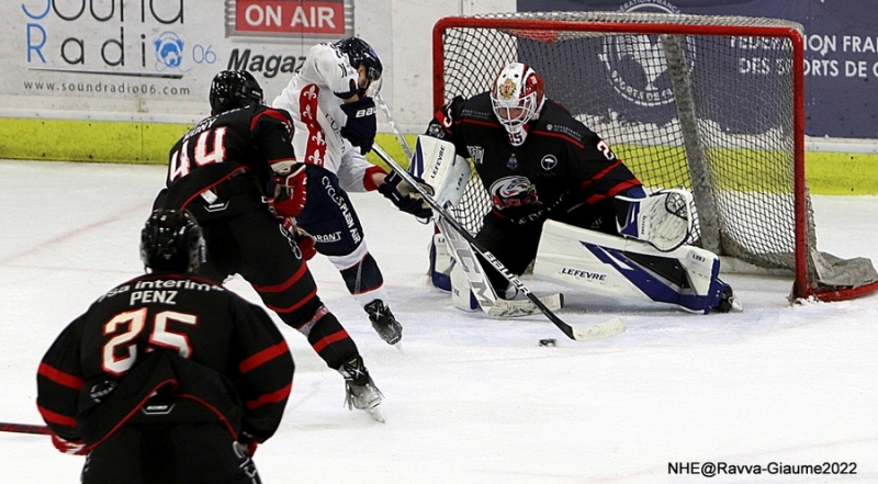 Photo hockey Ligue Magnus - Ligue Magnus : 20ème journée : Nice vs Angers  - Les Ducs s’imposent aux tirs aux buts