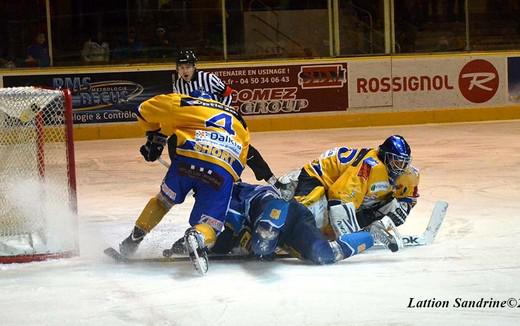 Photo hockey Ligue Magnus - Ligue Magnus : 21ème journée  : Chamonix  vs Dijon  - Sueurs froides