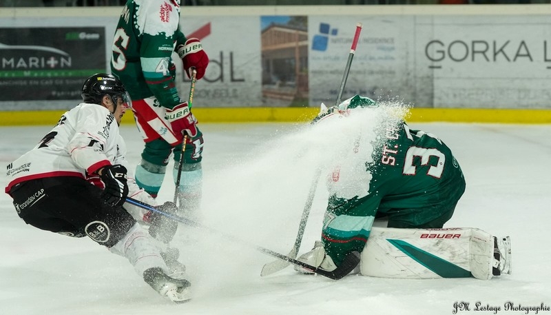 Photo hockey Ligue Magnus - Ligue Magnus : 21ème journée : Anglet vs Amiens  - Victoire d