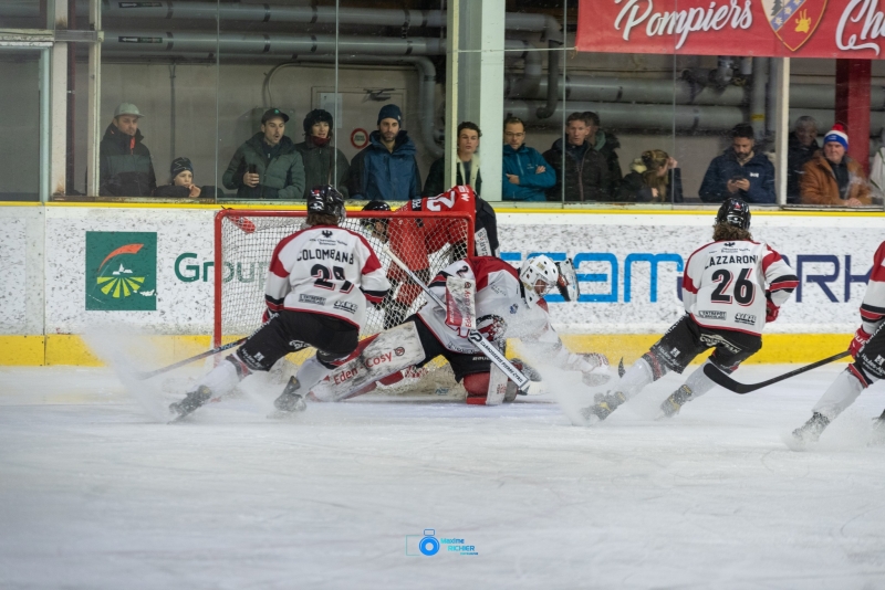 Photo hockey Ligue Magnus - Ligue Magnus : 21ème journée : Chamonix  vs Briançon  - Les Pionniers retrouvent le cap !