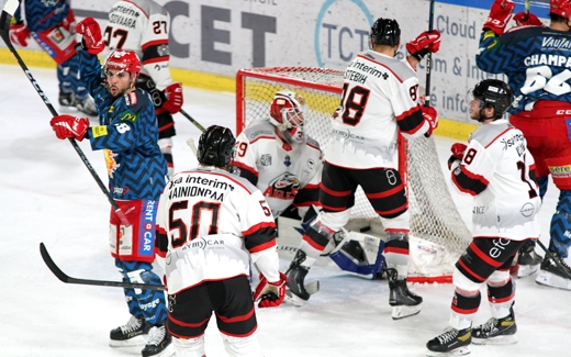 Photo hockey Ligue Magnus - Ligue Magnus : 21ème journée : Grenoble  vs Nice - Grenoble déroule face à Nice