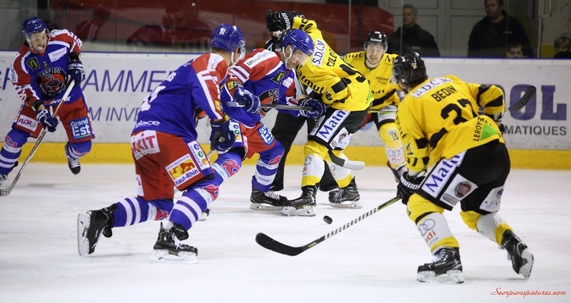 Photo hockey Ligue Magnus - Ligue Magnus : 21ème journée : Mulhouse vs Rouen - Mulhouse s