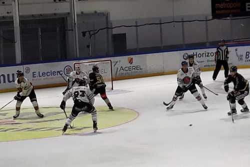 Photo hockey Ligue Magnus - Ligue Magnus : 21ème journée : Rouen vs Mulhouse - LM : La fête des Dragons