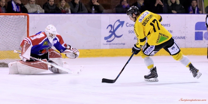 Photo hockey Ligue Magnus - Ligue Magnus : 21ème journée : Mulhouse vs Rouen - Mulhouse s\