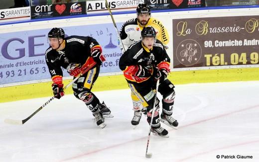 Photo hockey Ligue Magnus - Ligue Magnus : 21ème journée : Nice vs Rouen - Rouen s\