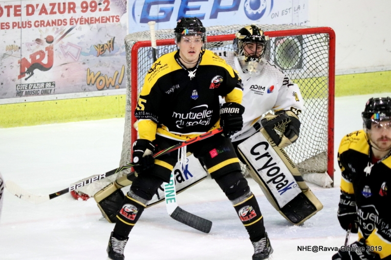 Photo hockey Ligue Magnus - Ligue Magnus : 22ème journée : Nice vs Rouen - Nice s