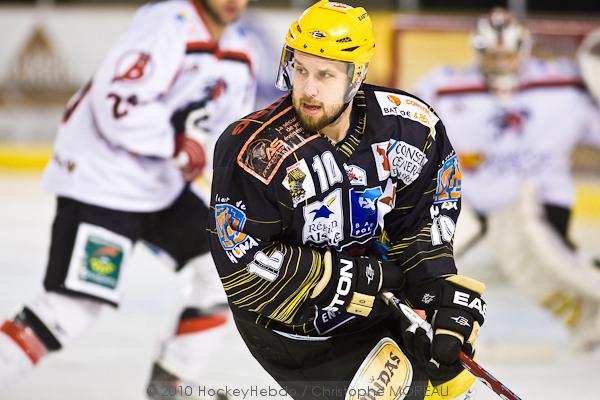 Photo hockey Ligue Magnus - Ligue Magnus : 22ème journée : Strasbourg  vs Briançon  - Le leader butte sur Hiadlovsky