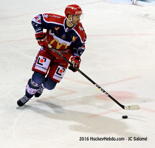 Photo hockey Ligue Magnus - Ligue Magnus : 22ème journée : Grenoble  vs Dijon  - Grenoble tout feu tout flamme !