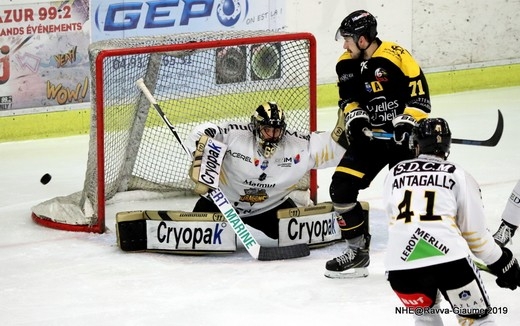 Photo hockey Ligue Magnus - Ligue Magnus : 22ème journée : Nice vs Rouen - Nice s\