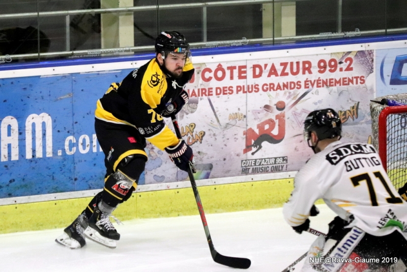Photo hockey Ligue Magnus - Ligue Magnus : 22ème journée : Nice vs Rouen - Nice s\
