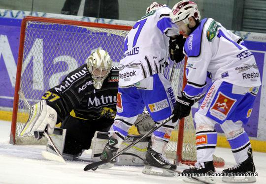 Photo hockey Ligue Magnus - Ligue Magnus : 23ème journée  : Rouen vs Gap  - Rouen dans la douleur.