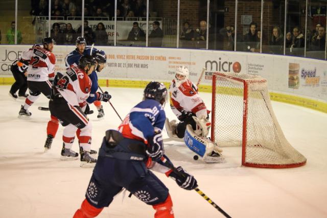 Photo hockey Ligue Magnus - Ligue Magnus : 23ème journée : Angers  vs Chamonix / Morzine - Une Victoire difficile