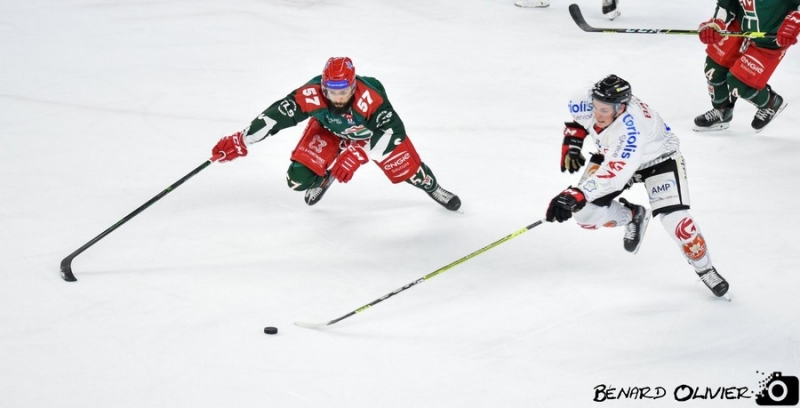 Photo hockey Ligue Magnus - Ligue Magnus : 23ème journée : Cergy-Pontoise vs Amiens  - Les Jokers retrouvent le sourire