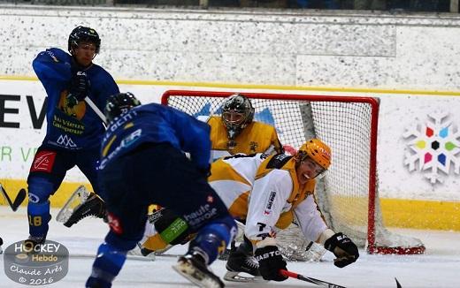 Photo hockey Ligue Magnus - Ligue Magnus : 23ème journée : Chamonix  vs Strasbourg  - Les Chamois sabotent l’Etoile Noire