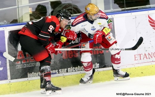 Photo hockey Ligue Magnus - Ligue Magnus : 23ème journée : Nice vs Grenoble  - les Aigles font tomber le leader