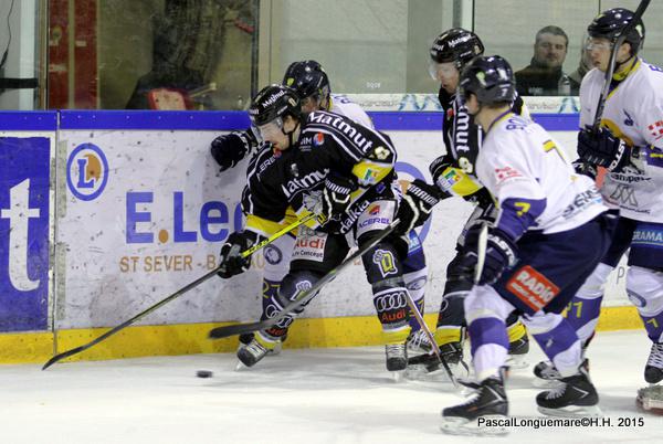 Photo hockey Ligue Magnus - Ligue Magnus : 23ème journée : Rouen vs Chamonix  - Deux points essentiels 