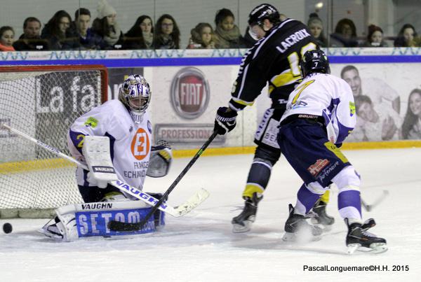 Photo hockey Ligue Magnus - Ligue Magnus : 23ème journée : Rouen vs Chamonix  - Deux points essentiels 