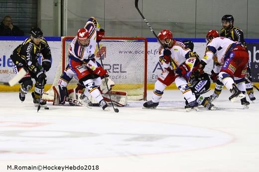 Photo hockey Ligue Magnus - Ligue Magnus : 23ème journée : Rouen vs Grenoble - LM : Rouen gagne son duel des leaders Photo hockey Ligue Magnus - Ligue Magnus : 23ème journée : Rouen vs Grenoble - LM : Rouen gagne son duel des leaders