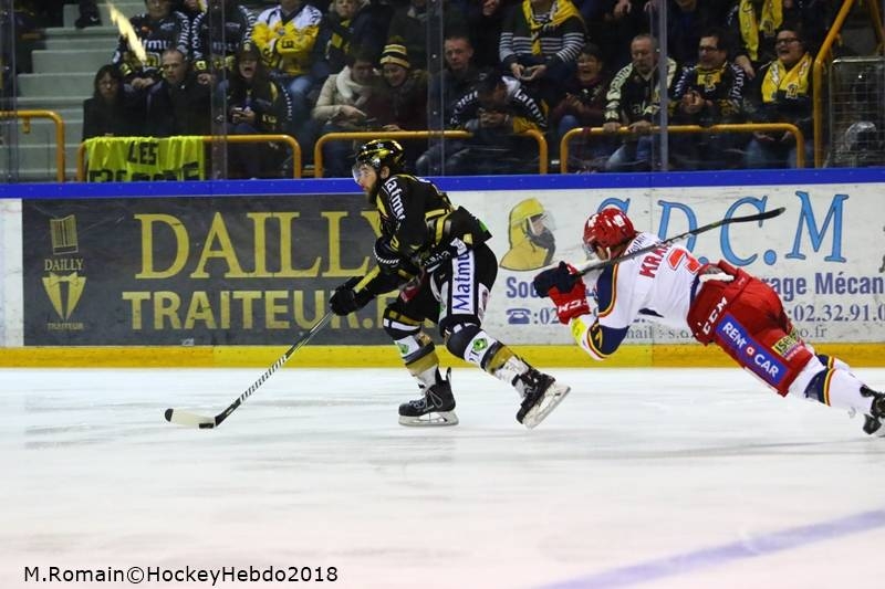 Photo hockey Ligue Magnus - Ligue Magnus : 23ème journée : Rouen vs Grenoble - LM : Rouen gagne son duel des leaders Photo hockey Ligue Magnus - Ligue Magnus : 23ème journée : Rouen vs Grenoble - LM : Rouen gagne son duel des leaders
