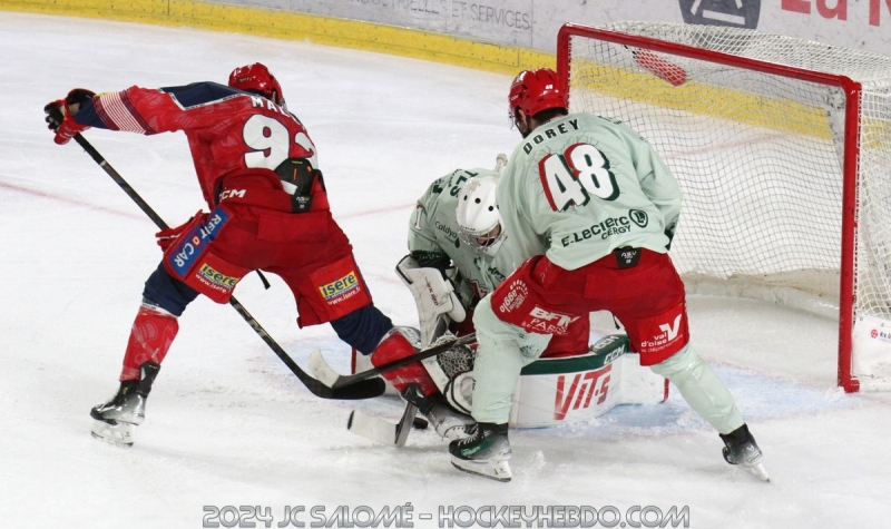 Photo hockey Ligue Magnus - Ligue Magnus : 23ème journée : Grenoble  vs Cergy-Pontoise - Et de 12 pour Grenoble ! 