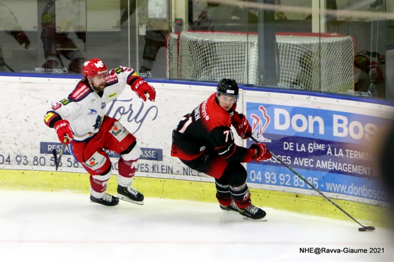 Photo hockey Ligue Magnus - Ligue Magnus : 23ème journée : Nice vs Grenoble - les Aigles font tomber le leader Photo hockey Ligue Magnus - Ligue Magnus : 23ème journée : Nice vs Grenoble - les Aigles font tomber le leader