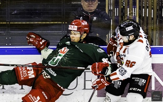 Photo hockey Ligue Magnus - Ligue Magnus : 24ème journée : Cergy-Pontoise vs Nice - Nice enchaine, Cergy s