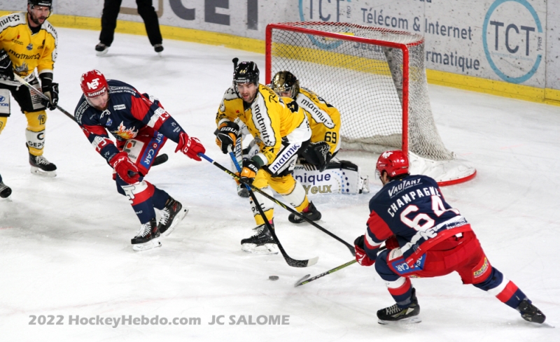 Photo hockey Ligue Magnus - Ligue Magnus : 24ème journée : Grenoble  vs Rouen - Grenoble solide leader ! 