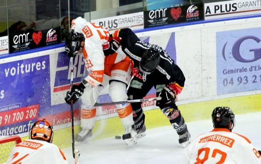 Photo hockey Ligue Magnus - Ligue Magnus : 24ème journée : Nice vs Epinal  - Le Gamyo en prolongation
