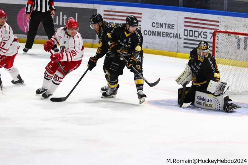 Photo hockey Ligue Magnus - Ligue Magnus : 24ème journée : Rouen vs Briançon  - Rouen s’impose dans le dernier tiers 