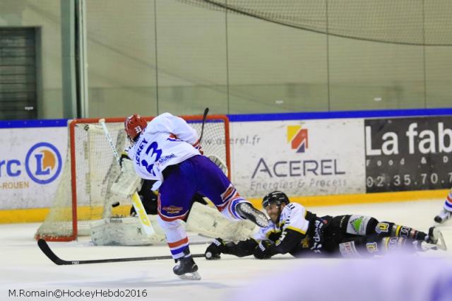Photo hockey Ligue Magnus - Ligue Magnus : 24ème journée : Rouen vs Lyon - Des Dragons sereins 