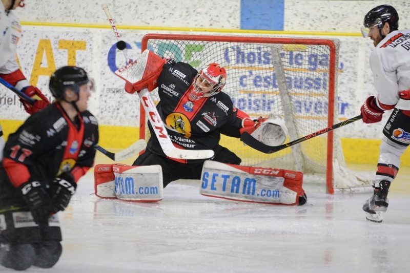 Photo hockey Ligue Magnus - Ligue Magnus : 25ème journée : Chamonix  vs Briançon  - Chamonix réagit !