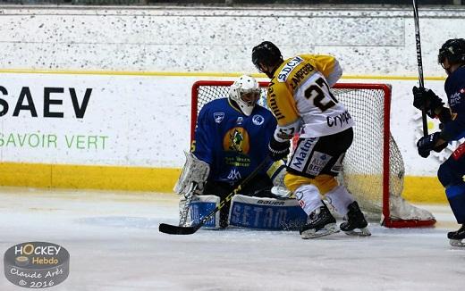 Photo hockey Ligue Magnus - Ligue Magnus : 25ème journée : Chamonix  vs Rouen - Le Dragon d’un souffle