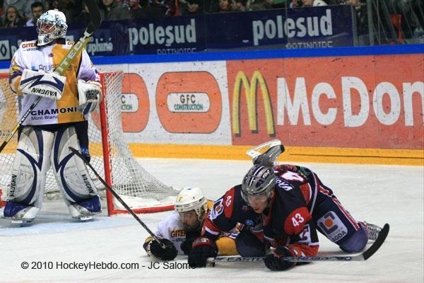 Photo hockey Ligue Magnus - Ligue Magnus : 25ème journée : Grenoble  vs Chamonix  - Hiérarchie respectée