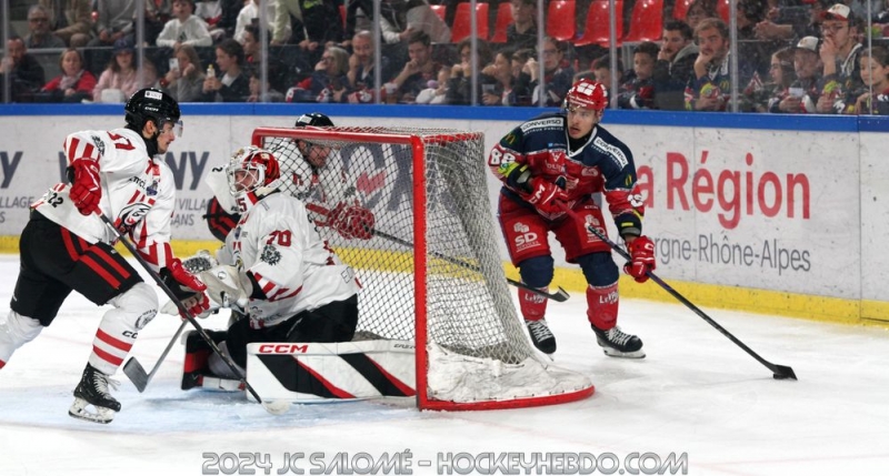 Photo hockey Ligue Magnus - Ligue Magnus : 25ème journée : Grenoble  vs Nice - Grenoble enchaîne face à Nice