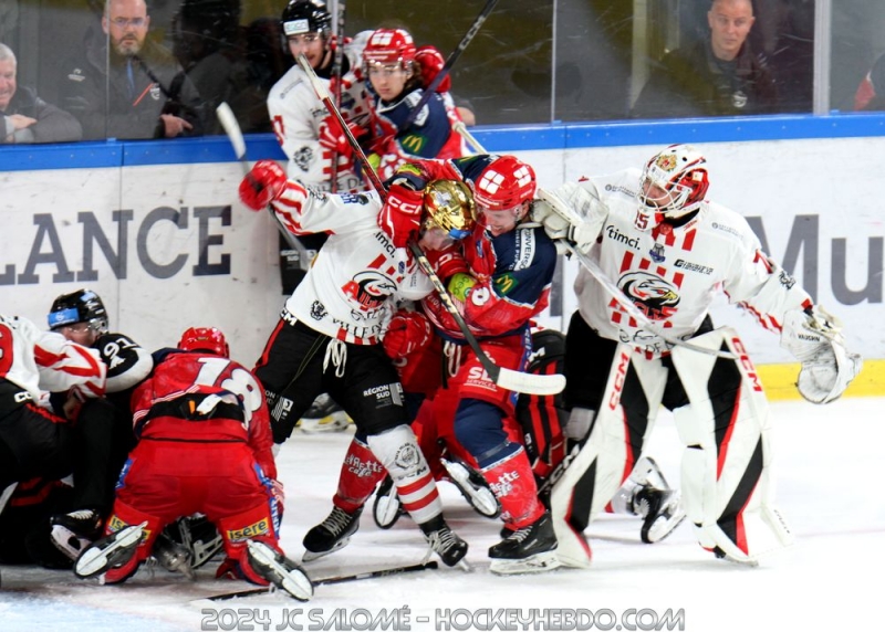 Photo hockey Ligue Magnus - Ligue Magnus : 25ème journée : Grenoble  vs Nice - Grenoble enchaîne face à Nice