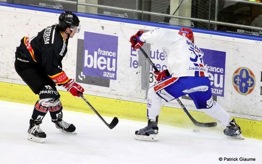 Photo hockey Ligue Magnus - Ligue Magnus : 25ème journée : Nice vs Lyon - Nice s