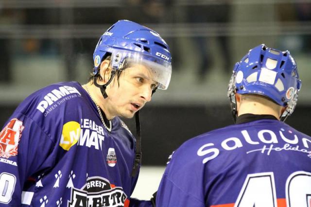 Photo hockey Ligue Magnus - Ligue Magnus : 25ème journée : Brest  vs Amiens  - Les Albatros n\