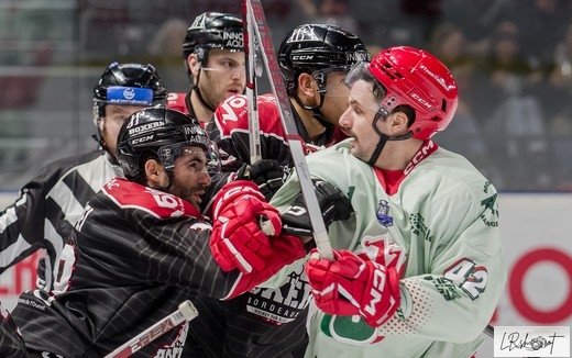 Photo hockey Ligue Magnus - Ligue Magnus : 26ème journée : Bordeaux vs Cergy-Pontoise - Les Boxers arrachent deux points aux TaB. 
