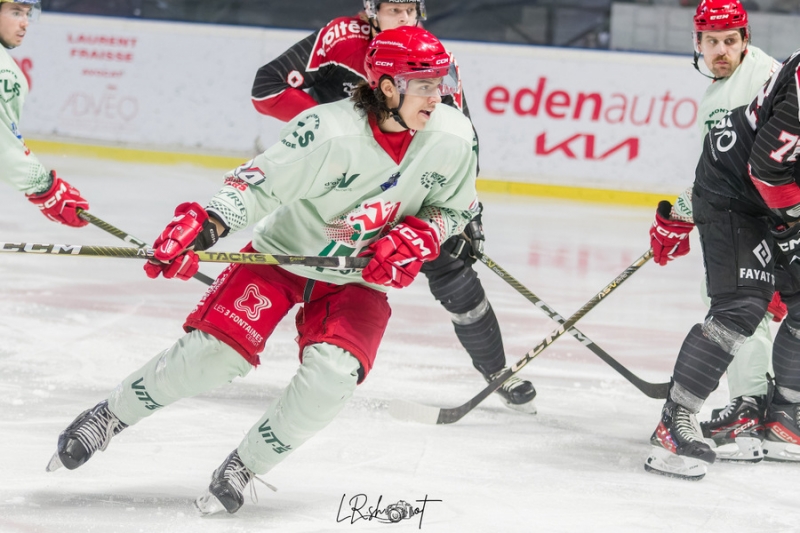 Photo hockey Ligue Magnus - Ligue Magnus : 26ème journée : Bordeaux vs Cergy-Pontoise - Les Boxers arrachent deux points aux TaB. 