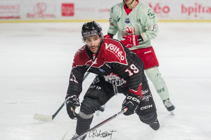 Photo hockey Ligue Magnus - Ligue Magnus : 26ème journée : Bordeaux vs Cergy-Pontoise - Les Boxers arrachent deux points aux TaB. 