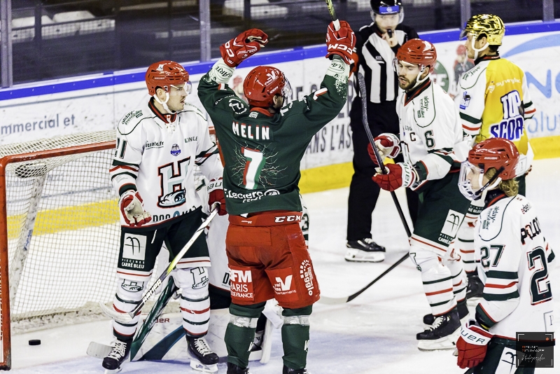 Photo hockey Ligue Magnus - Ligue Magnus : 26ème journée : Cergy-Pontoise vs Anglet - Cergy retrouve le parfum de la victoire à domicile face à Anglet