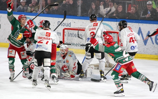 Photo hockey Ligue Magnus - Ligue Magnus : 26ème journée : Grenoble  vs Amiens  - Action, Reaction, Victoire 