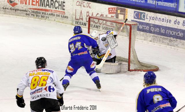 Photo hockey Ligue Magnus - Ligue Magnus : 26ème journée : Villard-de-Lans vs Morzine-Avoriaz - Villard retrouvera Grenoble en play off ! 
