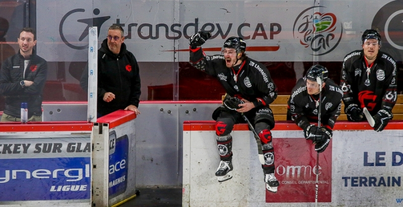 Photo hockey Ligue Magnus - Ligue Magnus : 27ème journée : Amiens  vs Chamonix  - Amiens s